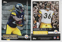 2015 Topps Football Past and Present Performers 30 Card Dual Player Insert Set LOADED with HOFers!

