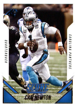 Score 2018 CAROLINA PANTHERS Football Trading Cards Team Set Cam