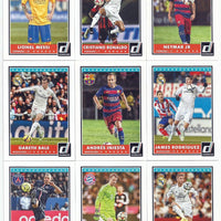 2015 Donruss Soccer series complete mint basic 100 card set with Lionel Messi, Cristiano Ronaldo, Neymar and others!