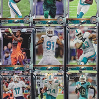Miami Dolphins 2015 Topps Team Set with Ryan Tannehill and DeVante Parker Rookie Plus