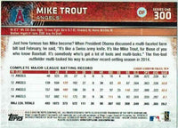 Mike Trout 2015 Topps Series Mint Card #300
