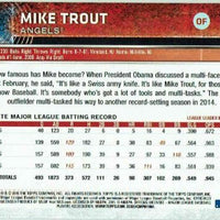 Mike Trout 2015 Topps Series Mint Card #300