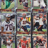 Cincinnati Bengals 2015 Topps Team Set with Multiple A.J. Green and Andy Dalton Plus