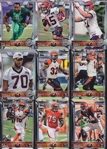 Cincinnati Bengals 2015 Topps Team Set with Multiple A.J. Green and Andy Dalton Plus