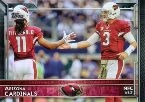 Arizona Cardinals 2015 Topps Team Set with Multiple Larry Fitzgerald and Patrick Peterson Plus