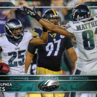 Philadelphia Eagles 2015 Topps Team Set with Zach Ertz and Nelson Agholor Rookie Card Plus