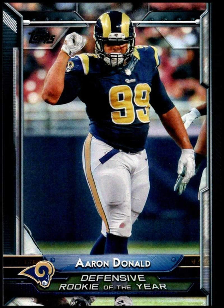 Aaron Donald 2015 Topps Defensive Rookie of the Year Mint 2nd Year