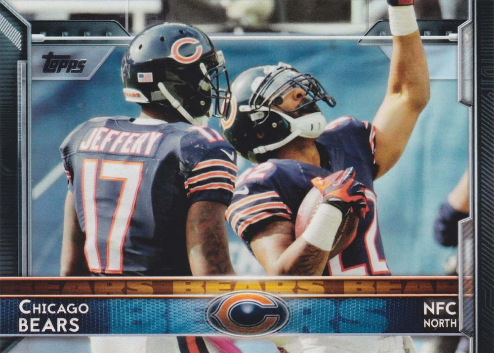 Chicago Bears 2015 Topps Team Set with Multiple Matt Forte and Rookie Cards Plus
