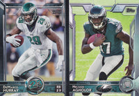 Philadelphia Eagles 2015 Topps Team Set with Zach Ertz and Nelson Agholor Rookie Card Plus
