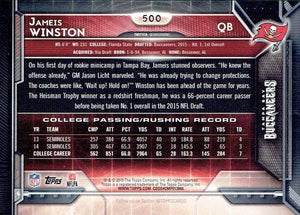 Jameis Winston 2015 Topps Mint Rookie Card #500