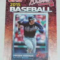 Atlanta Braves 2015 Topps Factory Sealed 17 Card Team Set