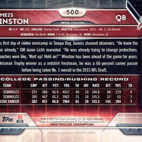 Tampa Bay Buccaneers 2015 Topps Team Set with Jameis Winston Rookie Card #500 Plus