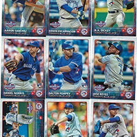 Toronto Blue Jays 2015 Topps OPENING DAY Team Set with Jose Bautista and Jose Reyes Plus