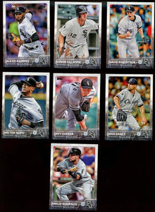 Chicago White Sox 2015 Topps Complete 21 card Team Set with Jose Abreu and Paul Konerko Plus