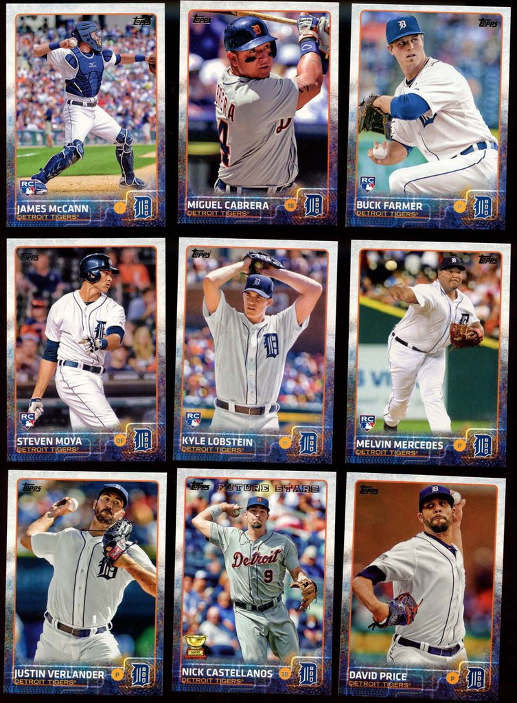 Texas Rangers 2015 Topps Complete Series One and Two Regular Issue