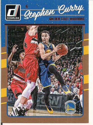 Stephen Curry 2016 2017 Donruss Basketball Series Mint Card #135