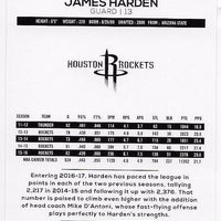 James Harden 2016 2017 Panini HOOPS Series Mint Card #116