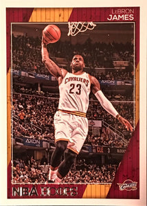  Lebron James 2014 2015 Hoops NBA Basketball Series Mint Card  #117 Picturing Lebron in His Blue Cleveland Cavaliers Jersey M (Mint) :  Collectibles & Fine Art