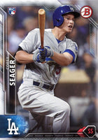 Los Angeles Dodgers 2016 Bowman Team Set with Prospects including Corey Seager Rookie Card Plus

