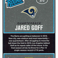 Jared Goff 2016 Donruss Mint Rated Rookie Card #372