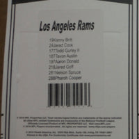 Los Angeles Rams 2016 Panini Factory Sealed Team Set featuring Jared Goff Rookie Card and Aaron Donald Plus