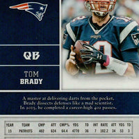 Tom Brady 2016 Panini Series Mint Card #57