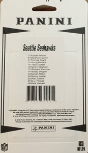 Seattle Seahawks 2016 Panini Factory Sealed Team Set