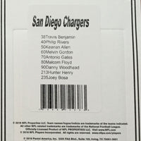 Los Angeles Chargers 2016 Panini Factory Sealed Team Set with Rookie cards of Hunter Henry and Joey Bosa Plus