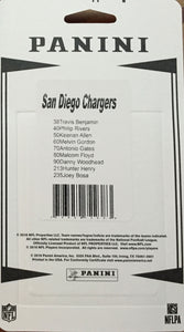 Los Angeles Chargers 2016 Panini Factory Sealed Team Set with Rookie cards of Hunter Henry and Joey Bosa Plus