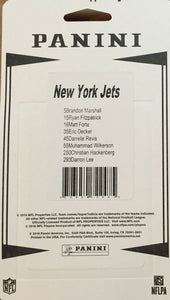 New York Jets  2016 Panini Factory Sealed Team Set