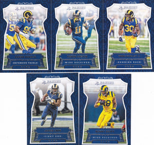 Los Angeles Rams 2016 Panini Factory Sealed Team Set featuring Jared Goff Rookie Card and Aaron Donald Plus