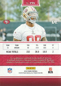 San Francisco 49ers  2016 Panini Factory Sealed Team Set with DeForest Buckner Rookie card