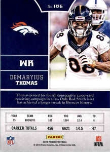 Demaryius Thomas 2016 Panini Football Series Mint Card #186