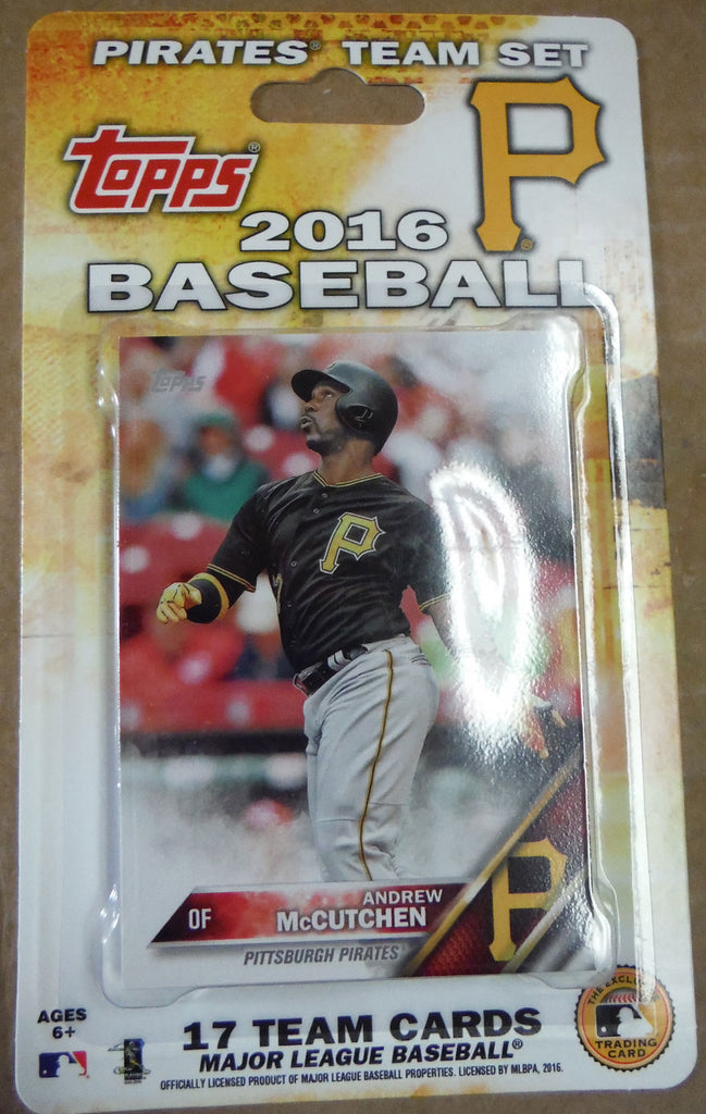 Pittsburgh Pirates 2016/17 Team Set Baseball Trading Cards