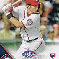 Washington Nationals 2016 Topps OPENING DAY Team Set with Trea Turner Rookie Card Plus