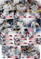 New York Yankees 2016 Topps OPENING DAY Series 15 card Team Set Featuring Gary Sanchez and Luis Severino Rookie Cards Plus Alex Rodriguez and Others
