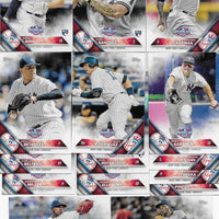 New York Yankees 2016 Topps OPENING DAY Series 15 card Team Set Featuring Gary Sanchez and Luis Severino Rookie Cards Plus Alex Rodriguez and Others