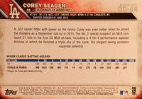 Los Angeles Dodgers 2016 Topps OPENING DAY Team Set with Corey Seager Rookie Card Plus
