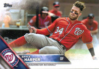 Washington Nationals 2016 Topps Complete Team Set with Bryce Harper and Trea Turner Rookie Card #103 Plus
