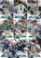 Seattle Mariners 2016 Topps Complete Series One and Two Regular Issue 23 card Team Set with Felix Hernandez, Robinson Cano+

