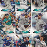 Seattle Mariners 2016 Topps Complete Series One and Two Regular Issue 23 card Team Set with Felix Hernandez, Robinson Cano+
