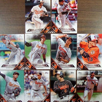 Baltimore Orioles 2016 Topps Complete 24 Card Team Set with Manny Machado and Adam Jones Plus