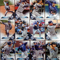 Tampa Bay Rays 2016 Topps Complete 25 Card Team Set with Evan Longoria and Kevin Kiermaier Plus