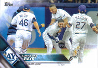 Tampa Bay Rays 2016 Topps Complete 25 Card Team Set with Evan Longoria and Kevin Kiermaier Plus
