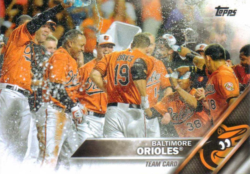 Baltimore Orioles 2016 Topps Complete 24 Card Team Set with Manny Machado and Adam Jones Plus
