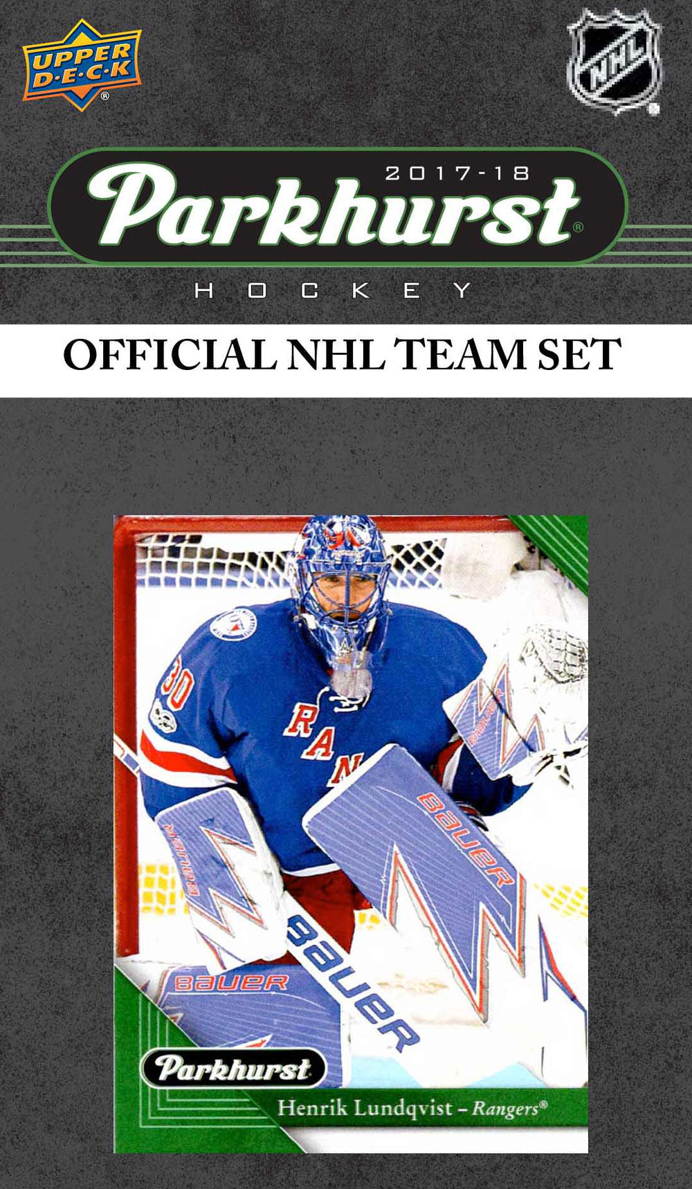 New York Rangers  2017 / 2018 Upper Deck Parkhurst Factory Sealed Team Set with Filip Chytil Rookie Card