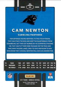 Cam Newton 2017 Donruss Mint Card #35