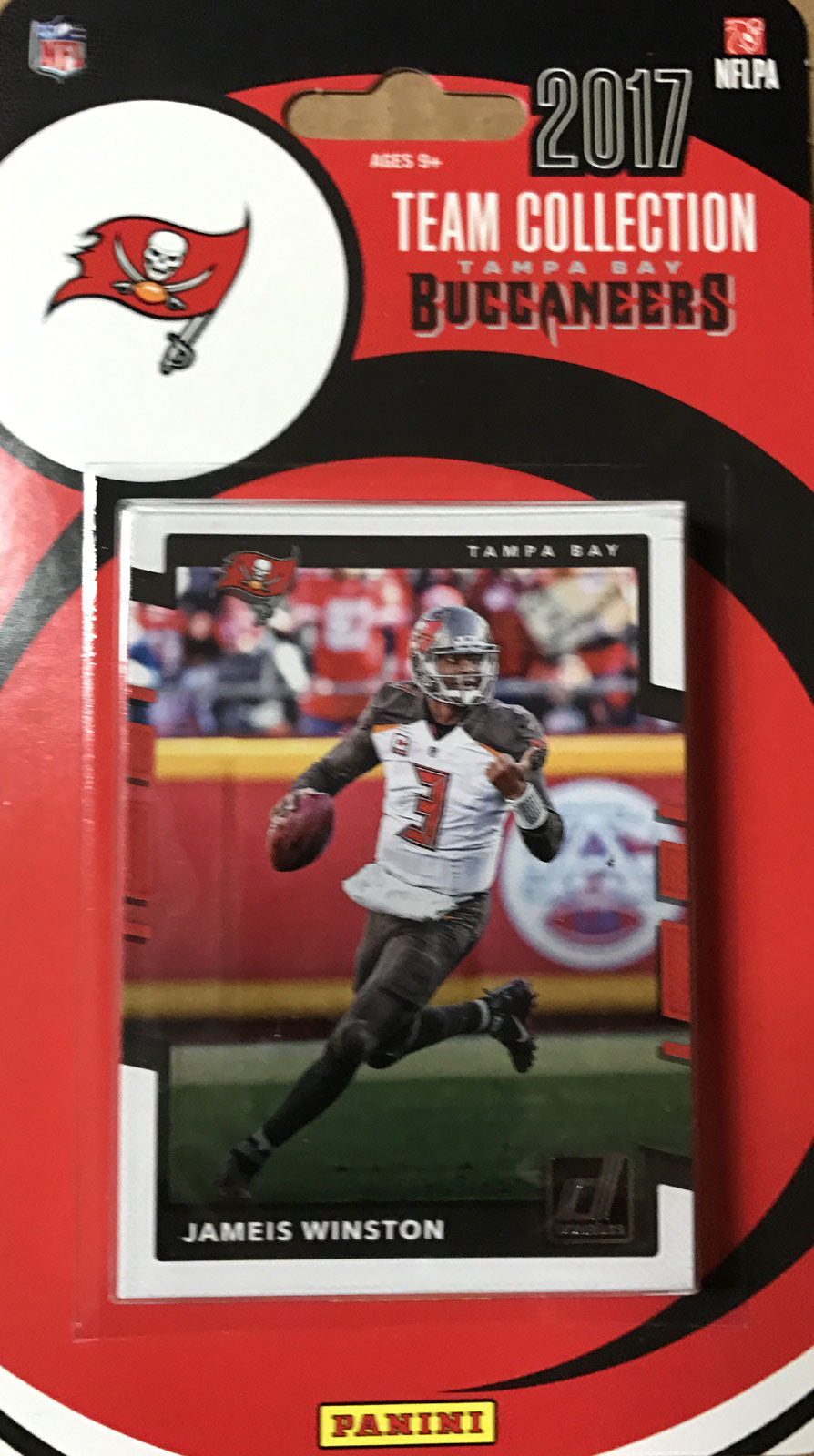 Tampa Bay Buccaneers 2017 Donruss Factory Sealed Team Set with Rated Rookie  cards of Chris Godwin and O.J. Howard.