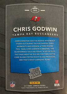 Tampa Bay Buccaneers  2017 Donruss Factory Sealed Team Set with Rated Rookie cards of Chris Godwin and O.J. Howard.