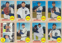 Detroit Tigers 2017 Topps HERITAGE Series Complete Basic 14 Card Team Set with Victor Martinez, Miguel Cabrera plus
